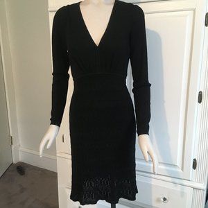 Nine West black v neck dress, size xsmall